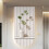 Raindrops Bird Shape Wall Mounting Decor Brass 1pack 3.73x2.55x0.39in 4