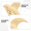 Raindrops Bird Shape Wall Mounting Decor Brass 1pack 3.73x2.55x0.39in 6