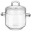 glass stewing pot with lid for restaurant use 3