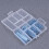 240 pcs assorted brad nails for picture hanging, silver 8