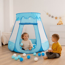 Ball Pit with 100 Colorful Balls for Toddlers