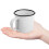 1Pc White Iron Vintage Drinking Cup Durable Heat-Resistant Wine Mug 3