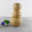 1Pc Khaki Bamboo Tea Canister Woven Basket for Home Use Durable 4