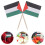 100pcs Palestine Flag Cake Topper Toothpick Small Fruit 7