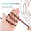 5Pcs Nylon Elastic Bands Assorted Colors for Travelers Notebook Covers 6