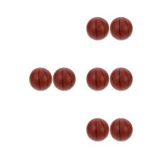 8Pièces Ballons Basket Légers Gonflables Marron Jeu Enfant