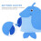 led christmas scene statue holiday desktop decoration 8