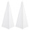 2St Witte Polyester Speaker Holder Cover Slijtvaste Podium Accessoire 1
