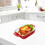 Multi Color Ceramic Lasagne Dish Compact Small Oven Baking Tray 9