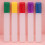 5pcs plastic knitting needles container for crochet hook storage 8