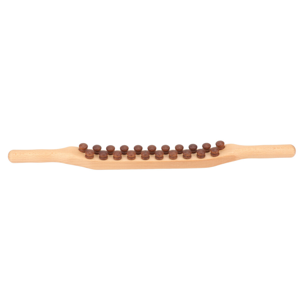 Lymphatic Drainage Massager Tool Double Sided Massage Concave And Convex Gears Design Smooth Surface Promote Blood Circulation For Wood Therapy