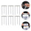 6 sets 6 inch cake support brackets with straws for stacking desserts 11