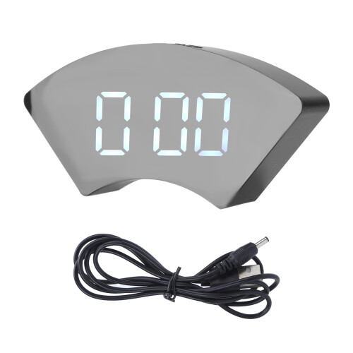 Modern Simple Design LED Mirror Alarm Clock USB Powered Multifunctional Electronic Clock Simple Compact Design With Alarm Clock Function And