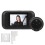 Home Security System Digital Door Peephole With LCD Display IR Night Vision Wide Angle Camera Battery Powered Automatic Storage Easy Installation 1