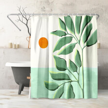 Duschvorhang für Badezimmer im Boho-Stil, modern, niedlich, dekorativ, wasserdicht, Kunst, Boho-Chic, Damen-Badevorhang, 152 x 183 cm