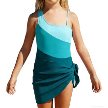 Costume da bagno intero, bikini carino ad asciugatura rapida, abbigliamento estivo per ragazze dai 13 ai 14 anni.