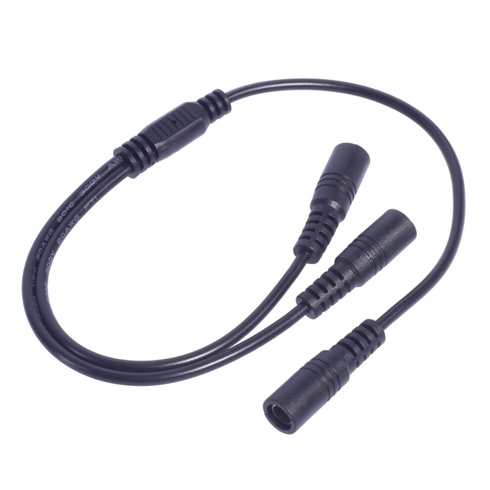 Twin Output Dc5521 Power Adapter Cable 5.5X2.1mm For Led Lighting Fan Equipment Power Charging 40Cm 9551475178158