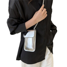 Borsa a tracolla per cellulare da donna, borsetta a spalla in pelle con portamonete e tracolla per viaggi.