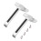 2Pcs Aluminum Window Handle Silver Anti-Slip Inside Grip for House Use 5