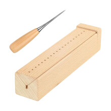 Boekbindhouder, houten perforatiehouder voor boekbinden, gebruiksvriendelijke handleiding, lichtgewicht boekbindgereedschapset met