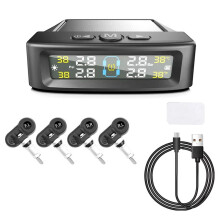 Temperaturwarnung, Reifendruckkontrollsystem (TPMS), Solarbetriebenes externes Sensorsystem, Reifendruckkontrollsystem B