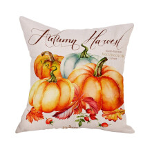 Clúdaigh Pillow Minimalist Oíche Shamhna 18x18 Orlach - Cás Pillow Caith Prionta Pumpkin le haghaidh Seomra & Maisiúcháin Baile Oíche Shamhna