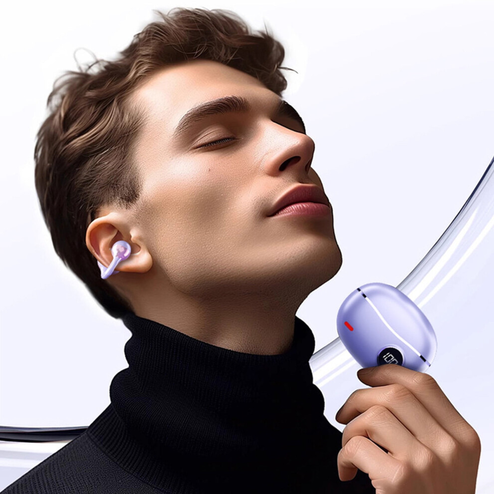 Earclip True Wireless Bluetooth Earphones, 5.4, Low Latency, Open-Ear, Dual Mic, Noise Reduction, Type-C Charging 9340959267101