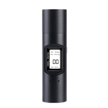 USB oplaadbare ademtest met hoge precisie, contactloze alcoholtest met halfgeleidersensor, LCD-display, metalen behuizing, draagbaar apparaat voor
