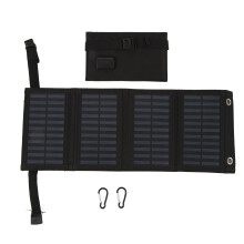 Solar Battery Maintainer Waterproof Foldable Solar Panel High Conversion Rate USB Output Solar Charger Lightweight High Efficiency For Outdoor Use