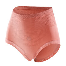 Stretchy Women's Underwear Breathable High Waist Tummy Control Panties Soft Cotton Fabric No Pinching Seamless No Rolling Rose Jacquard Show Body