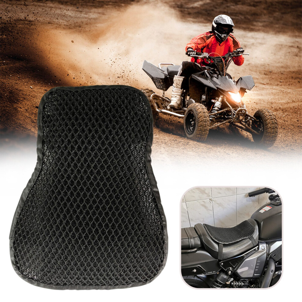High Density Gel Fillings Breathable Motorcycle Seat Pad Foldable Motorcycle Seat Cushion3d Honeycomb Structure Shock Absorption Weight Distribution 9370362713001