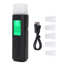 Professional Breathalyzer With Hygienic Non Contact Design And Lcd Digital Display Rechargeable Small Portable High Precision Alcohol Tester