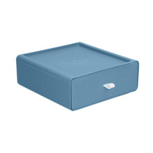 Modern Desk Drawer Organizer with Dustproof Cover Smooth Gliding Mechanism Stackable Modular Design Environmentally Friendly for Cosmetics Stationery