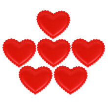 Three Dimensional Shape Sponge Petals With Soft Touch For Romantic Red Heart Confetti, Suitable As Wedding And Birthday Supplies With Multiple DIY