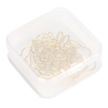 Stylish Rabbit Theme Paper Clips Multi Tasking Durable And Rust Resistant Smooth Handling Elegant Gold Tone Iron Wire With Electroplating Finish