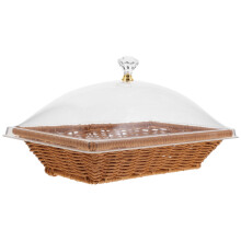 PP Woven Basket for Fruit and Bread Storage Multi Color Rustic Minimalist Design for Countertop Display Home Kitchen