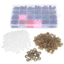 DIY Handmade Accessories Safety Eyes And Noses Set In Colorful Assorted Sizes, Craft Making Kit With Resin Plastic And Storage Box For Amigurumi