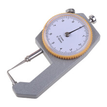 0~10mm Thickness Gauge Flat for Head Thickness Tester for Leather Cloth Measuring Accuracy 0.05mm