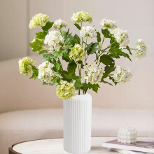 Vase cylindrique en plastique, décoration intérieure, 1 pièce