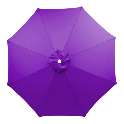 Parasol de terrasse violet 7,5 pi 8 baleines