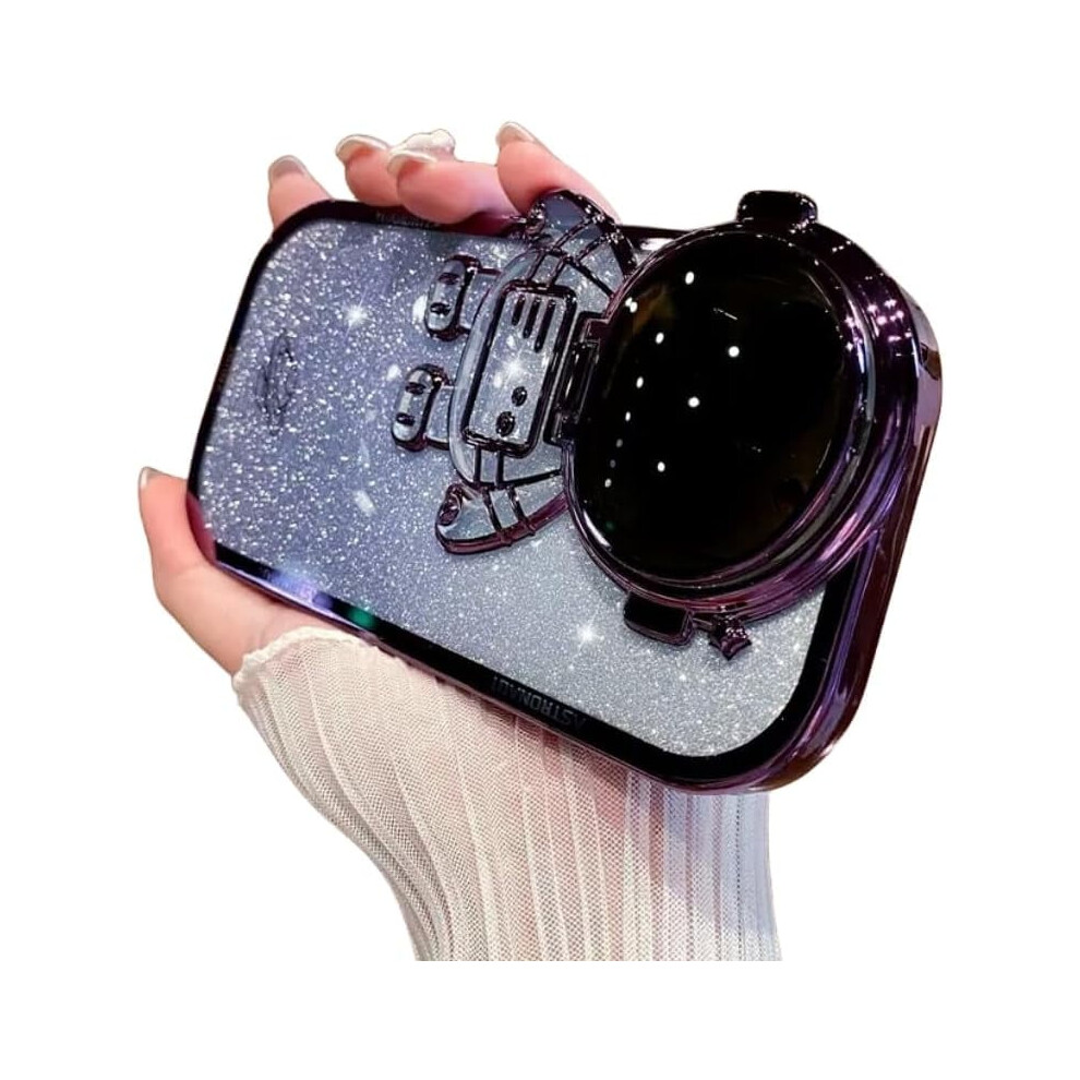 Electroplated Flip Astronaut Case With Invisible Stand And 937196948017