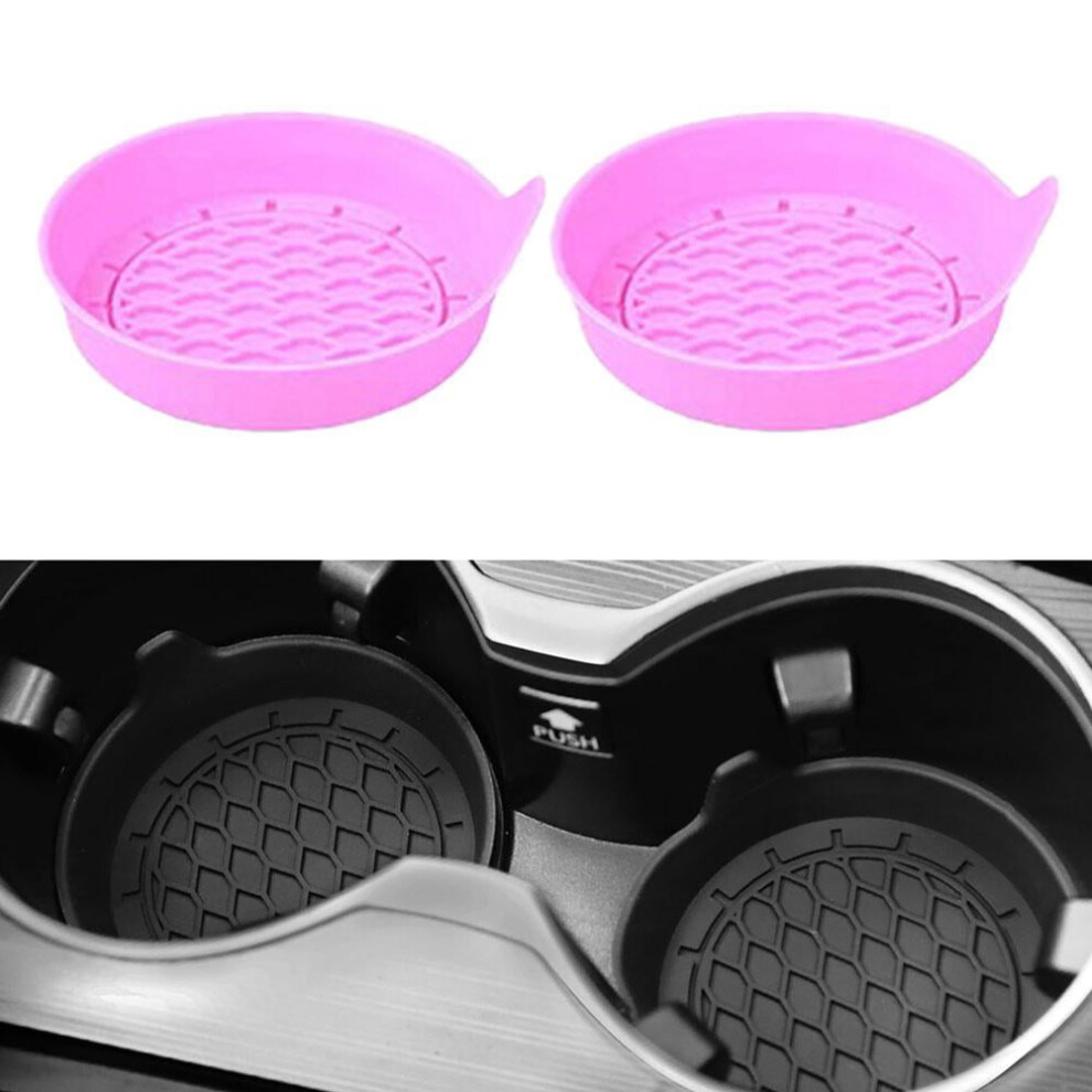 Universal Silicone Car Cup Holder Coasters Non-Slip Insert 2Pack 9340959269525