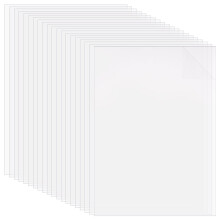 20pcs PET Plastic Sheets Rectangle Clear 297x210x0.25mm