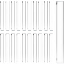 120Pcs Clear Acrylic Setting Blocks 2"x1/4"x0.1" for DIY Glass, Mirrors, Windows, Kitchen & Bathroom – Compatible with Standard Installations