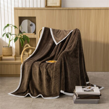 Ultra Soft Coral Velvet Fleece Blanket | Pineapple Check Sofa Throw, 70100cm, Breathable & Easy Care