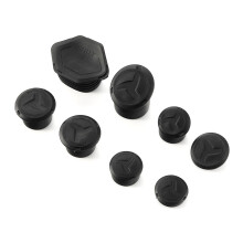 Motorbike Frame Hole Plugs Caps Cover Set, Decorative End Cap Motorcycle Accessories Quick Install