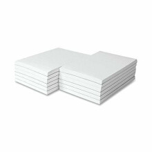4x6" valkoiset muistivihkot – 5 lehtiötä pakkauksessa, 100 arkkia lehtiössä