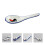 6Pcs Ceramic Spoon Set White Multi Function Scoop for Kitchen Soup Porridge and Dessert 1