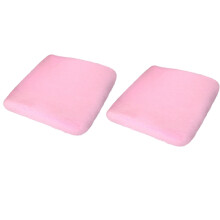 Set di 2 cuscini per sedile auto, protezione comfort per sedile conducente auto, sedia da ufficio, uso domestico, cuscino in memory foam con fondo