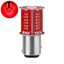 QenASHaing 12V LED Motorcycle Tail Light, High Brightness Brake Flashing Safety Light, Waterproof Rear Light for Bike Customization Upgrade